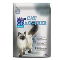 이즈칸캣 그레인프리 어덜트 2.5kg 무곡물헤어볼컨트롤피부모질개선국내산고양이사료
