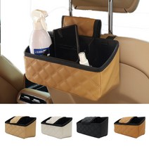 카르쉐 SM6 XM3 QM6 용품 차량용품 뒷좌석 정리 수납 포켓 수납함 헤드레스트, SM6 / XM3 / QM6, C 브라운