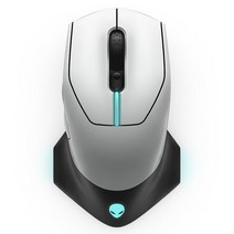 에일리언웨어 듀얼 모드 e스포츠 무선마우스, 화이트, AW610M