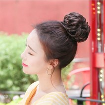 고운머리 똥머리 가발 당고머리 복실복실 곱창가발 부분가발
