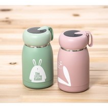 신생아 보온병 유아 아기 분유 원터치 보온보냉 온도표시 텀블러 물병 스테인레스 320ml, 그린 320ml