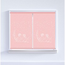 [디자인윈도우 주문제작 레이저 블라인드 롤스크린] 아기와 달 어린왕자 첫사랑 블라인드 거실 아이방 브라인드 설치