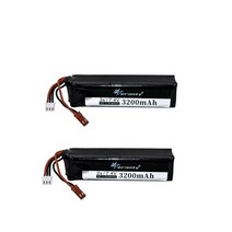 견고한 1-3pcs Frsky Taranis X9D Plus 송신기 7.4V Lipo 배터리 장난감 액세서리 용 3200 V MAH 충전식, 03 YELLOW