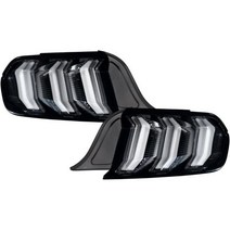 687956 Form Lighting Sequential LED Tail Lights compatible with Ford Mustang 20152023 pair Clear