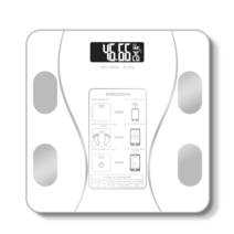 체지방 BMI 바디 스마트 디지털 무게추 체성분 분석기 체중계, C01-26 26Battery section, T02-white