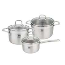 ELO 통3중 퀼른 냄비 3종 세트 인덕션 IH, 냄비 편수 16cm + 양수 20cm + 24cm