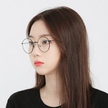 라핑 남녀공용 동글이 원형 메탈 안경
