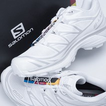 살로몬 XT-6 러닝화 화이트루나락 L41086600