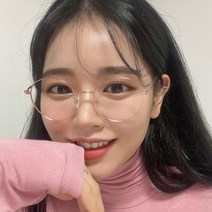 무광 동그란안경 빅사이즈 시력보호 블루라이트차단 안경