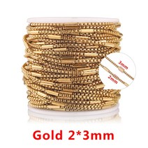 DIY 쥬얼리용 2m 스테인레스 스틸 링크 케이블 체인 쥬얼리 제작 튜브 비즈 볼 체인, 32 Z1032G