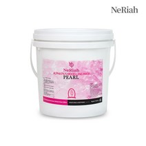 네리아 알파플러스 모델링 1kg - 마스크 팩 얼굴팩 고무 피부과 쿨링 진정 보습 미용재료, 알파모델링(1kg)-인삼(벌크)+스푼1개