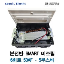 매입 분전반 비조립 6회로50AF_5부스바 (36375), 36375_분전반비조립-6회로50AF_5부스바, 1개