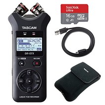 TASCAM 레코더 DR-07X (추천 액세서리 세트) 태스컴 리니어 PCM 레코더