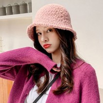 순이들 여성 뽀글이 털 벙거지