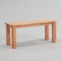 루체 엘다 원목 2인 벤치의자(착불), 색상:원목