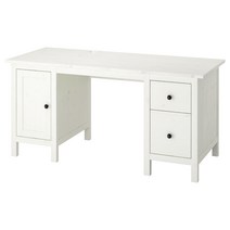 이케아 HEMNES 헴네스 책상+서랍2/테이블, 화이트 303.542.07