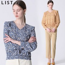 [KT알파쇼핑][리스트] 패턴 브이넥 오픈 셔츠