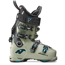 Nordica 스키신발 Unlimited 95 W DYN Ski Boots Womens 2024, Light Green/Black/ Light Blue, 26.5