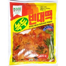 녹두빈대떡반죽 가루 400g 4봉, 1