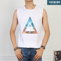 더마인드 남자 민소매 YO삼각탑나시