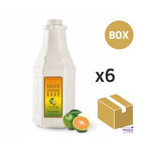 (박스)까로망 청귤 베이스 2kg 6개 농축액 에이드