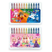 로이북스 리틀빅프렌즈 로보카폴리&해피스텔라 색연필 24색상 2종택1, 2_해피스텔라 24색, FREE