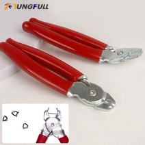 철망울타리 휀스 펜스 메쉬휀스 철조망수동 묶는 케이지 특수 설치 ToolsChicken 메쉬 와이어 펜싱 크림핑, 02 Bent Head With Rings
