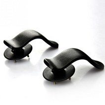 자동차 트렁크 장착 브래킷 2pcs 유니버설 우산 홀더 클립 후크 인테리어 다기능 패스너 액세서리 블랙 abs #0919, 기본