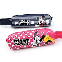 디즈니 미키 미니 사각 펜슬케이스 EVA필통/여아필통/입체필통/펜파우치/초등/학생/선물, 디즈니 사각펜슬케이스 미니(핑크)