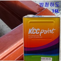 KCC 방청하도 녹방지 사비 프라이머 속건방철 광명단 16L, 오렌지, 1개