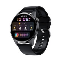 HUAWEI 남성용 방수 스포츠 피트니스 트래커 다기능 블루투스 통화 스마트워치 안드로이드 IOS, GPS, 30cm, Black