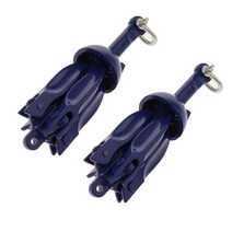 가이드모터 추진기 선박 선외기 알루미늄 접이식 앵커 시스템 카누 카약 뗏목 요트 낚시 보트 제트 스키 2, 한개옵션0