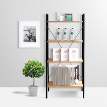 철제가구 원목 선반 수납장 선반장 다용도 조립식 diy, 심플 우드대형선반_화이트