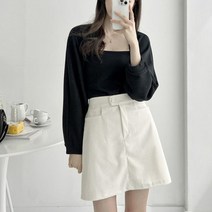 골덴 포켓 안감 내장 미니 스커트