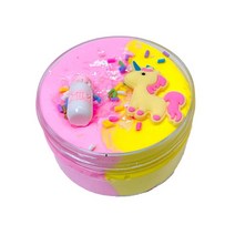 DIY 핸드 모델링 점토 퍼티 점액 놀이 반죽 자기 Plasticine Squishy 완구 어린이 다채로운 유니콘 방지 스트레스 장난감, [04] 100ML Yellow