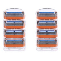 질레트 퓨전 호환용 면도날 면도기날 5중날. 4개입 8개입, 1팩