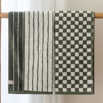 기라로쉬 뱀부 체스 그리드 타올 180g 부드러운 호텔수건 답례품, GL)180g_뱀부선염타올_그리드