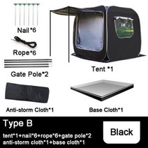 트레일러텐트 자동차 캠핑 여행 SUV 가족 자동 다기능 야외 천막 자기 운전 후면 휴대용, Type B