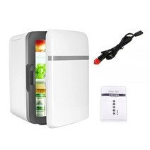 10l 미니 12v 자동차 냉장고 휴대용 냉각 온난화 냉장고 냉동고 쿨러 여행 보온기 자동 사용 야외 피크닉 여행, 회색