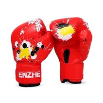 골드/실버 6OZ 8OZ 10OZ 12OZ 성인 어린이 PU 가죽 권투 장갑 파이썬 펀칭 백 바이퍼 패턴 Boxeo 펀치 피트니스116127, EZ red