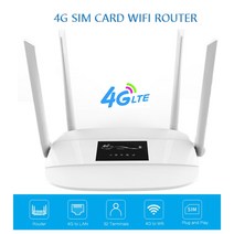 유무선 공유기 3G/4G 라우터 3G/4G Wifi 라우터 300Mbps 고출력 무선 AP 4G LTE CPE 모바일 핫스팟 SIM 카, 한개옵션0