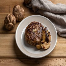 [e경남몰]함양 지리산흑돼지 자이언트 떡갈비 250g 표고버섯