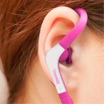 헬스장 러닝 귀걸이형 귀에거는이어폰 바이크 달리기 스포츠 노트북 핸드폰, 옐로우