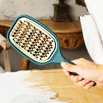 야채 커터 3in1 로터리 치즈 강판 3 스테인레스 스틸 슬라이스가있는 주방용 수동 Graters 분쇄기, 하나, 색깔1