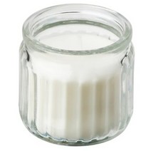 이케아 아들라드 스칸디나비아 숲속향 유리컵향초 3P