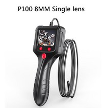 꾹미 산업용 내시경 카메라 IPS 스크린 하수도 검사 보어스코프 IP68 방수 8mm 렌즈 자동차 엔진 수리용 2., 04 P100 8MM ns_06 30m