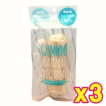 강아지 천연 소가죽 우유껌 개껌 5종, 우유껌 18cm 1P, 3팩