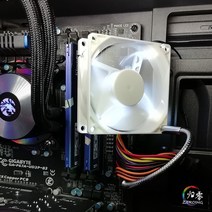 그래픽카드지지대 노트북 외장그래픽카드 rx gtx 1070 gpu 다방향 방열 브래킷 그래픽 카드 마더보드 노스 및 사우스 브릿지 M2 하드 디스크 메모리 유연한 굽힘 섀시, [03] 6CM 팬 PWM 온도 제어 4000rpm(브