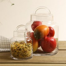 리드 인테리어 유리보관저장용기(소)