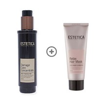 에스테티카 데미지케어 컨센트레이트 오일 에센스 120ml+릴렉스헤어마스크100ml(휴대용), 데미지케어컨센트레이트오일120ml+헤어마스크100ml